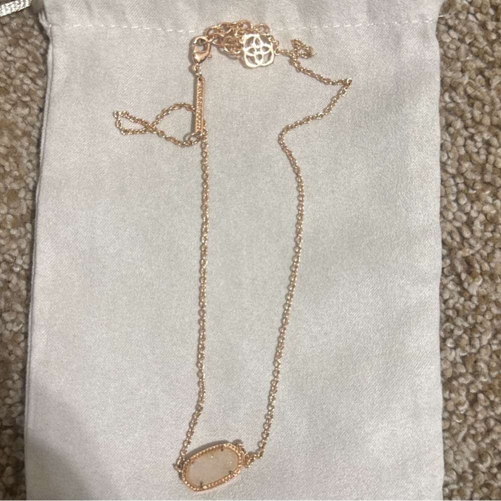 Rose gold kendra scott